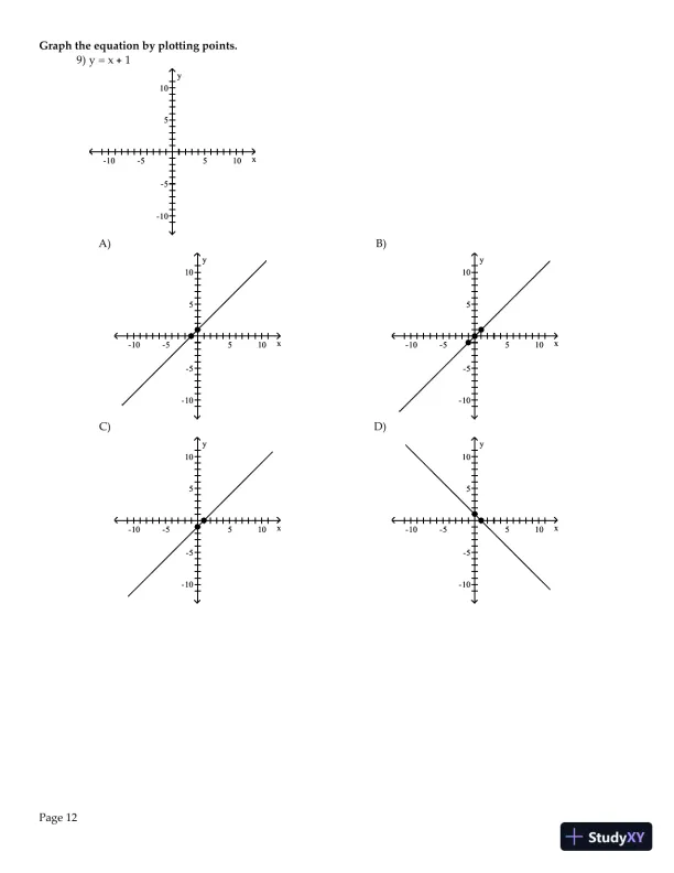 Test Bank for Precalculus Enhanced with Graphing Utilities , 7th Edition - Page 14 preview image