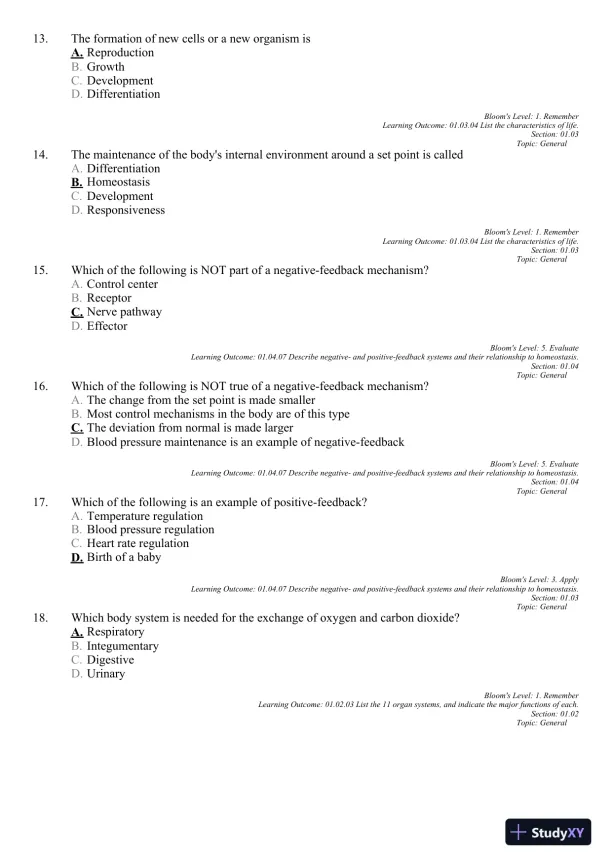 Seeley's Principles of Anatomy and Physiology 2nd Edition Test Bank - Page 11 preview image