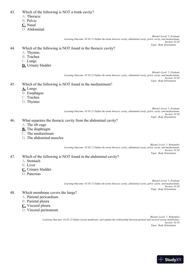 Seeley's Principles of Anatomy and Physiology 2nd Edition Test Bank - Page 16 preview image