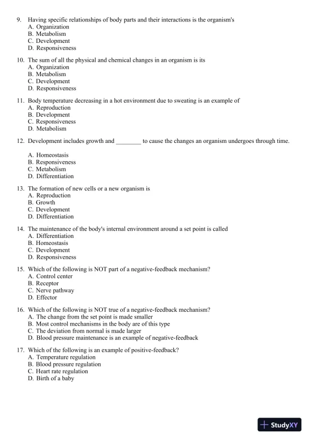 Seeley's Principles of Anatomy and Physiology 2nd Edition Test Bank - Page 3 preview image