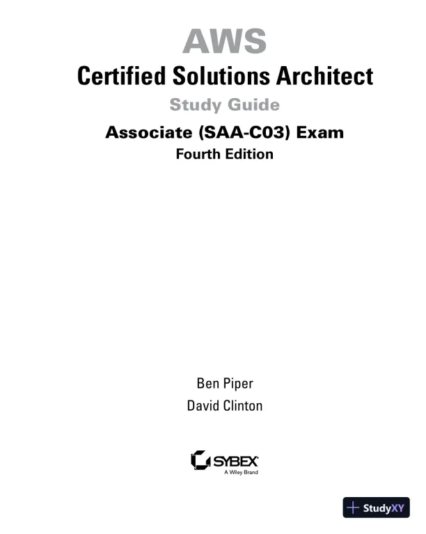 AWS Certified Solutions Architect Study Guide: Associate (SAA-C03) Exam, 4th Edition (2022) - Page 6 preview image