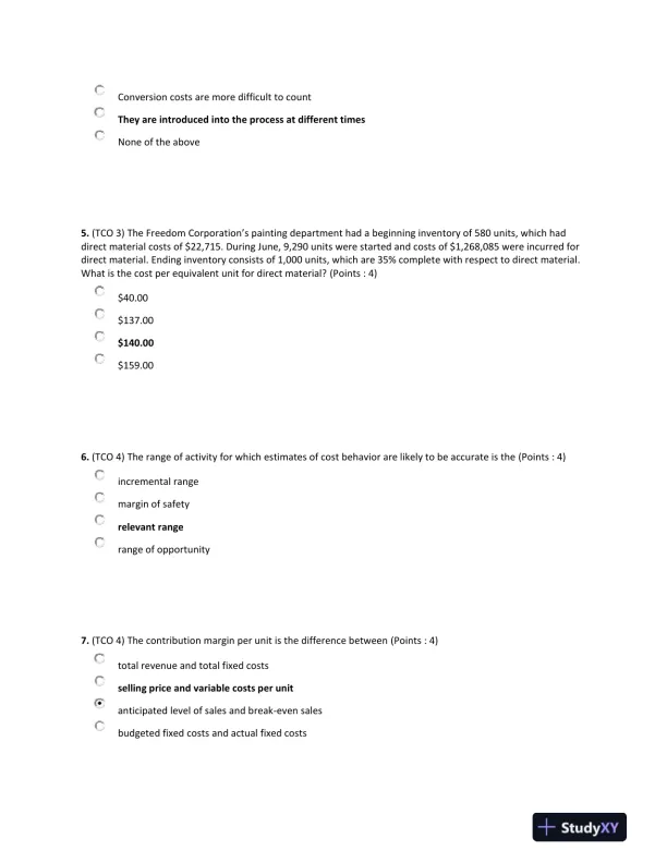 Managerial Accounting: Cost Allocation, Budgeting, and Financial Analysis Assignment - Page 3 preview image