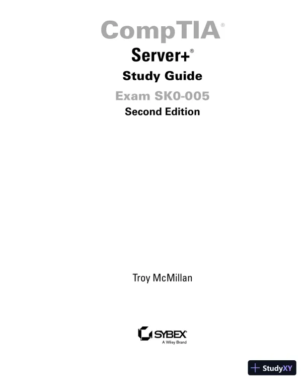 CompTIA Server+ Study Guide: Exam SK0-005 (2022) - Page 8 preview image