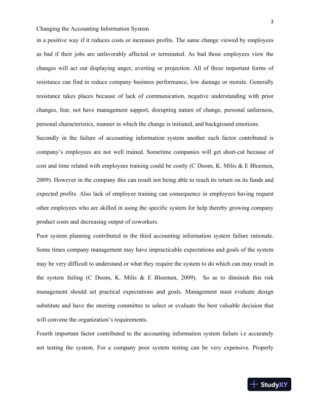 Changing the Accounting Information System - Page 4 preview image
