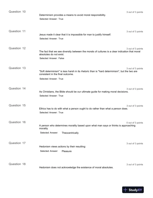 Liberty University APOL 104 Quiz 6 - Page 4 preview image