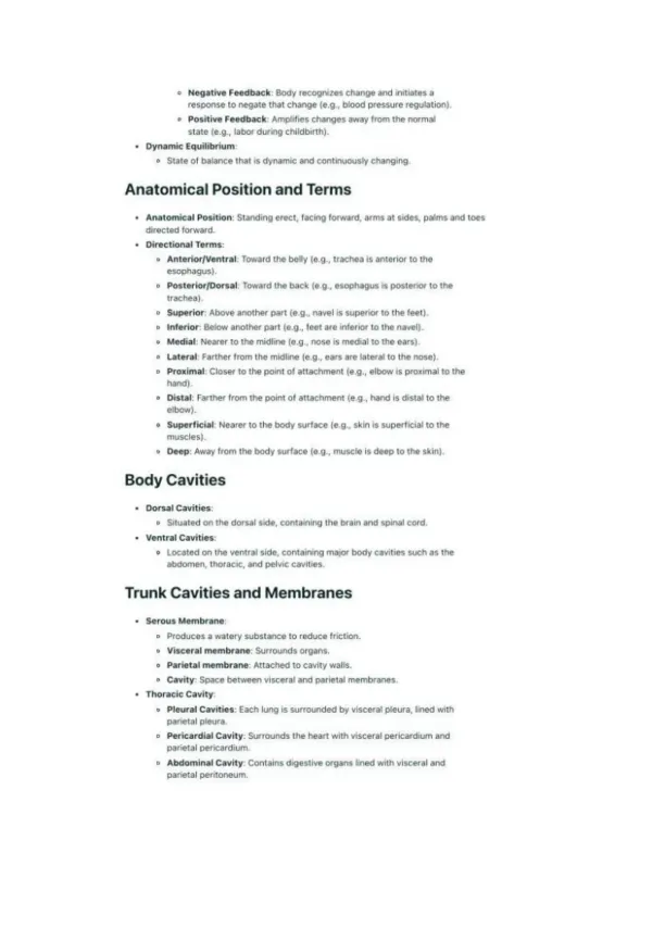 Bio Exam 1 Notes - Page 2 preview image