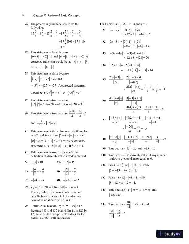 Solution Manual for Precalculus, 6th Edition - Page 14 preview image