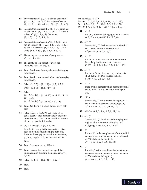 Solution Manual for Precalculus, 6th Edition - Page 9 preview image