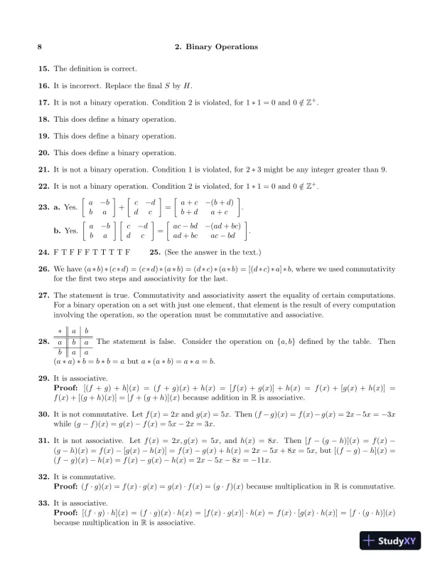 Solution Manual For First Course In Abstract Algebra, A, 7th Edition - Page 11 preview image