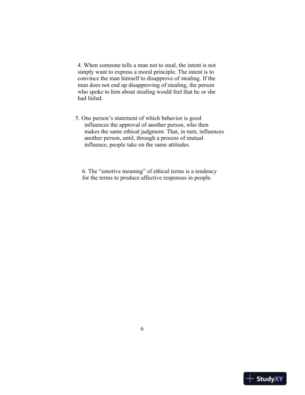 Solution Manual for Ethics: Theory and Contemporary Issues , 8th Edition - Page 7 preview image