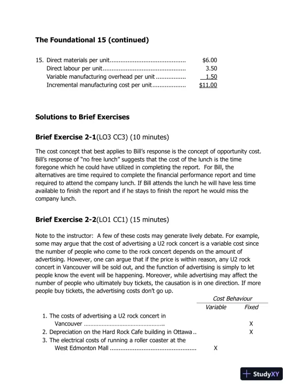 Introduction To Managerial Accounting, Fifth Canadian Edition Solution Manual - Page 13 preview image