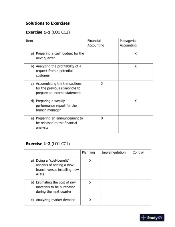 Introduction To Managerial Accounting, Fifth Canadian Edition Solution Manual - Page 4 preview image