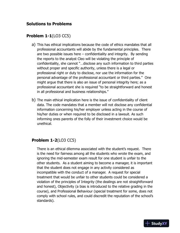 Introduction To Managerial Accounting, Fifth Canadian Edition Solution Manual - Page 6 preview image