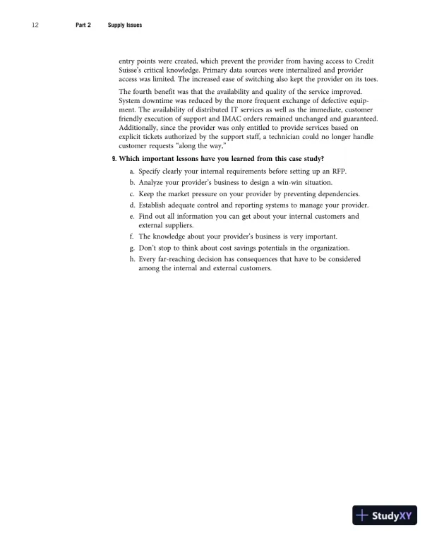 Solution Manual for Principles of Supply Chain Management: A Balanced Approach, 1st Edition - Page 13 preview image