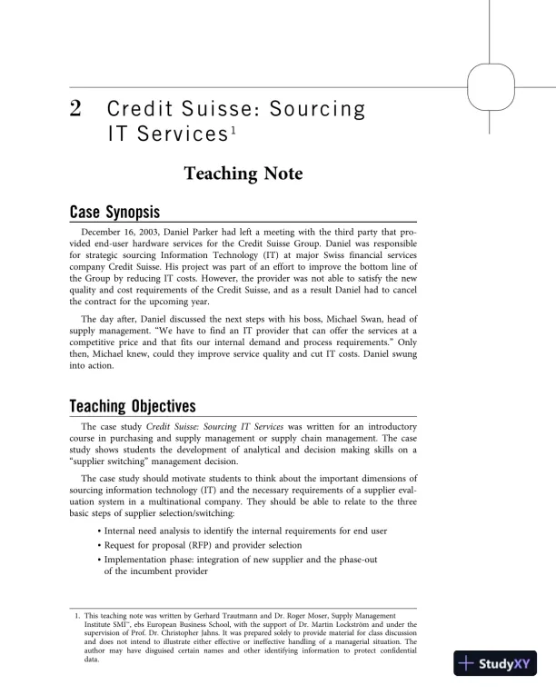 Solution Manual for Principles of Supply Chain Management: A Balanced Approach, 1st Edition - Page 6 preview image