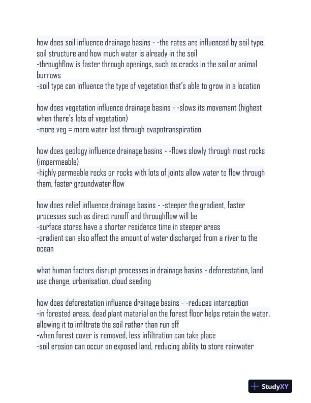 The Water Cycle And Water Insecurity Notes With Answers (134 Solved Questions) - Page 8 preview image