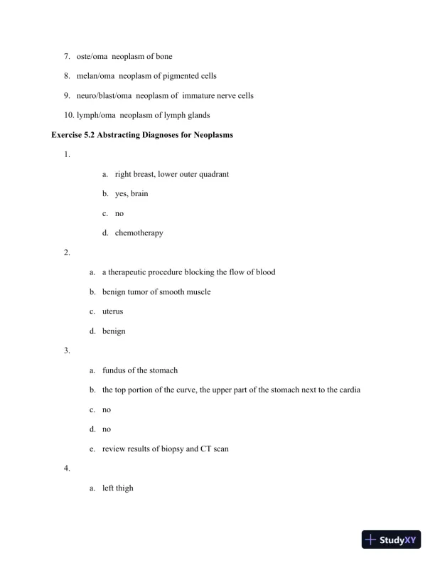 Solution Manual for Pearson's Comprehensive Medical Coding, 2nd Edition - Page 22 preview image