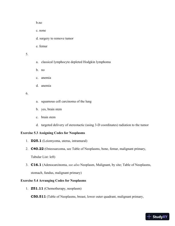 Solution Manual for Pearson's Comprehensive Medical Coding, 2nd Edition - Page 23 preview image