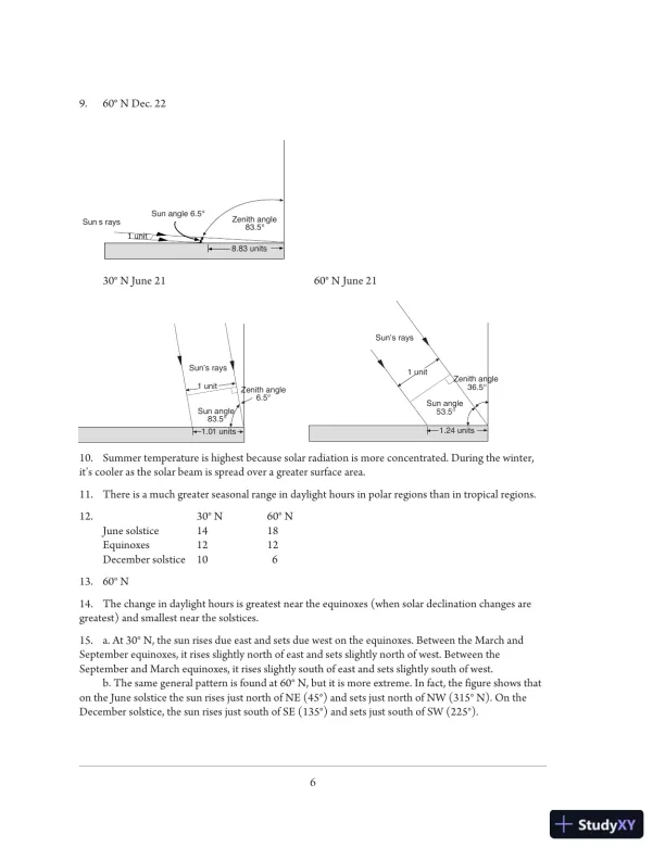 Solution Manual for Exercises for Weather and Climate, 8th Edition - Page 9 preview image