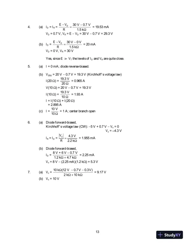 Solution Manual For Electronic Devices And Circuit Theory, 11th Edition - Page 14 preview image