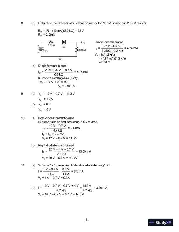 Solution Manual For Electronic Devices And Circuit Theory, 11th Edition - Page 15 preview image