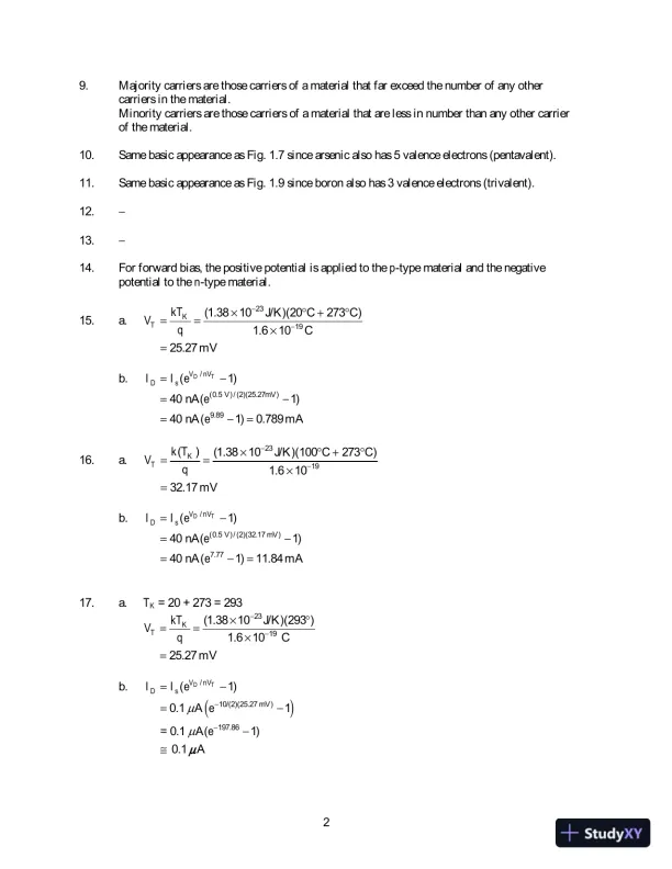 Solution Manual For Electronic Devices And Circuit Theory, 11th Edition - Page 3 preview image