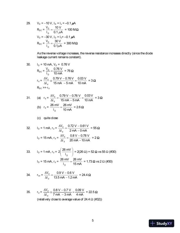 Solution Manual For Electronic Devices And Circuit Theory, 11th Edition - Page 6 preview image