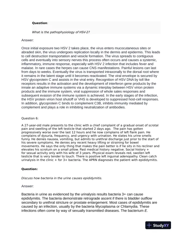 NURS6501 Pathophysiology Week 7 With Answers (21 Solved Questions) - Page 5 preview image