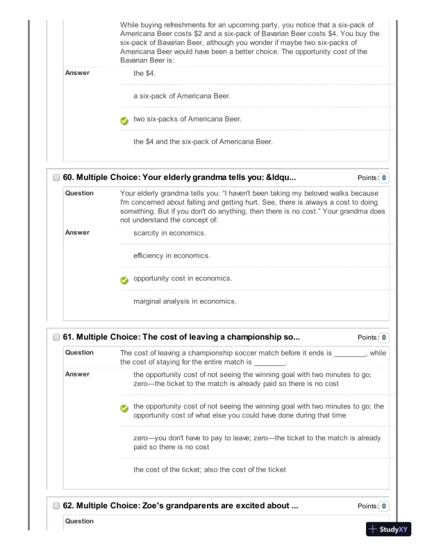 Microeconomics, 3rd Edition Test Bank - Page 25 preview image