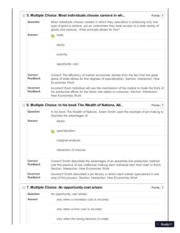 Microeconomics, 3rd Edition Test Bank - Page 4 preview image