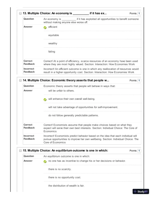 Microeconomics, 3rd Edition Test Bank - Page 7 preview image
