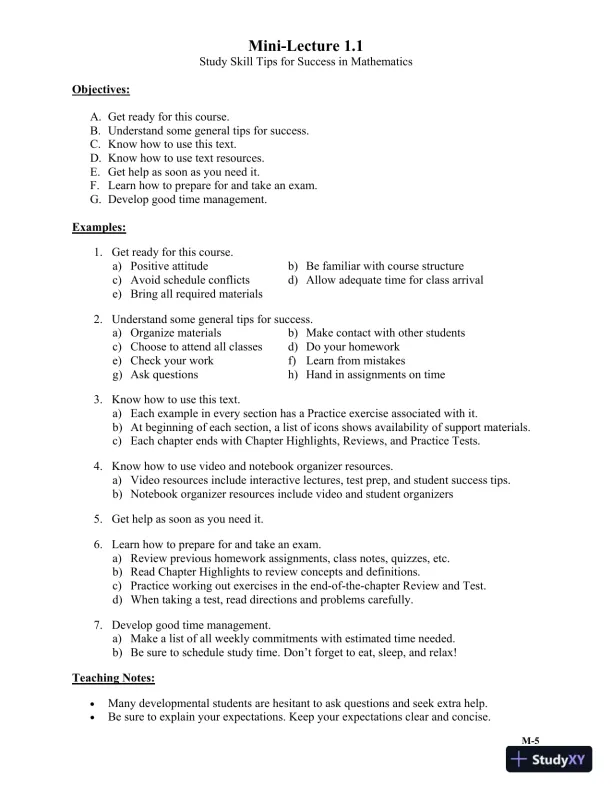 Solution Manual for Introductory Algebra, 6th Edition - Page 4 preview image