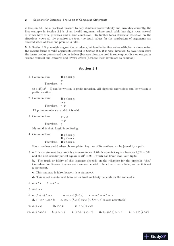 Solution Manual For Discrete Mathematics With Applications, 5th Edition - Page 16 preview image