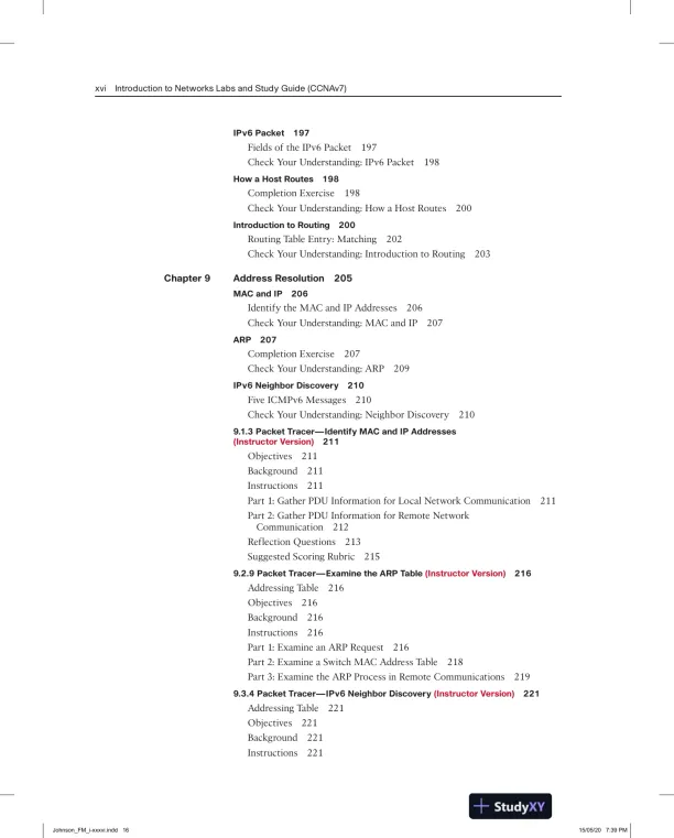 Solution Manual for Introduction to Networks Labs and Study Guide (CCNAv7) - Page 12 preview image