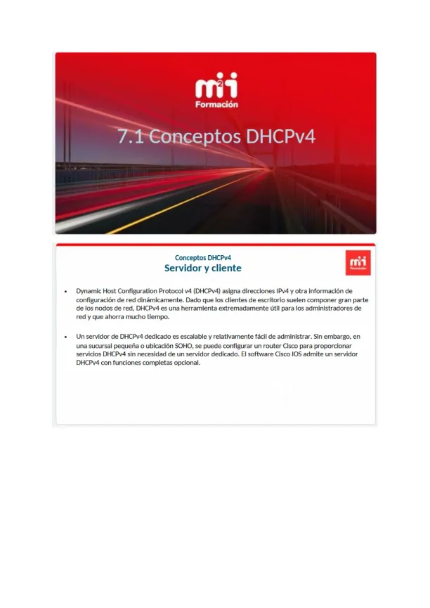 Modulo 7 DHCPv4 - Page 2 preview image