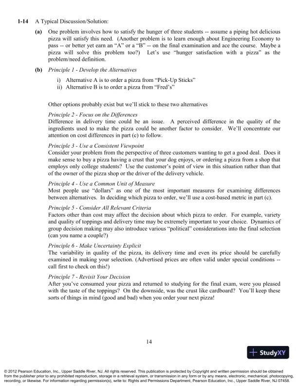 Solution Manual For Engineering Economy, 15th Edition - Page 16 preview image