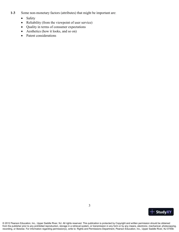 Solution Manual For Engineering Economy, 15th Edition - Page 5 preview image