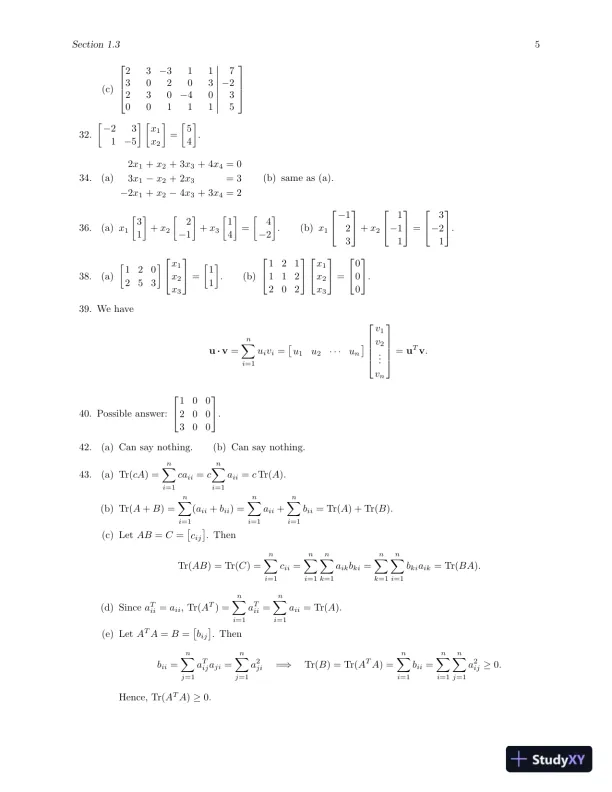 Solution Manual for Elementary Linear Algebra with Applications (Classic Version), 9th Edition - Page 9 preview image