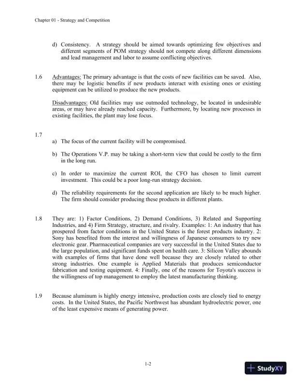 Solution Manual For Production And Operations Analysis, 6th Edition - Page 3 preview image