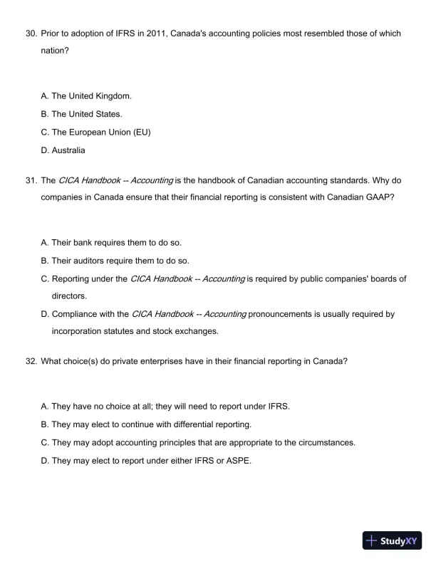 Modern Advanced Accounting In Canada, 7th Edition Test Bank - Page 12 preview image