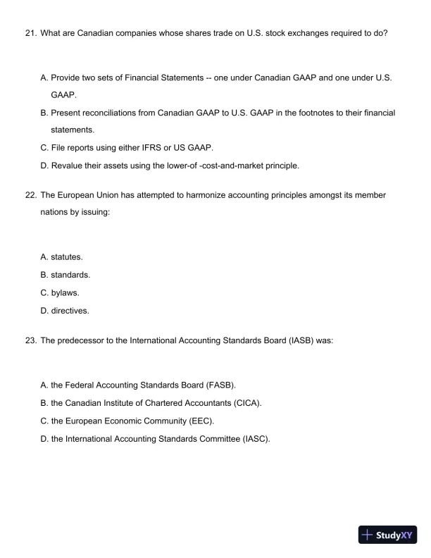 Modern Advanced Accounting In Canada, 7th Edition Test Bank - Page 9 preview image