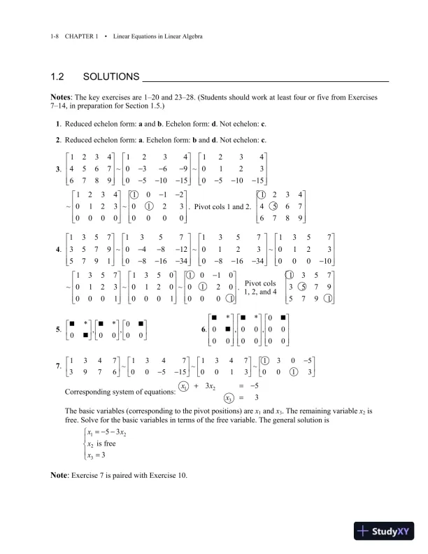 Solution Manual for Linear Algebra and Its Applications, 5th Edition - Page 10 preview image