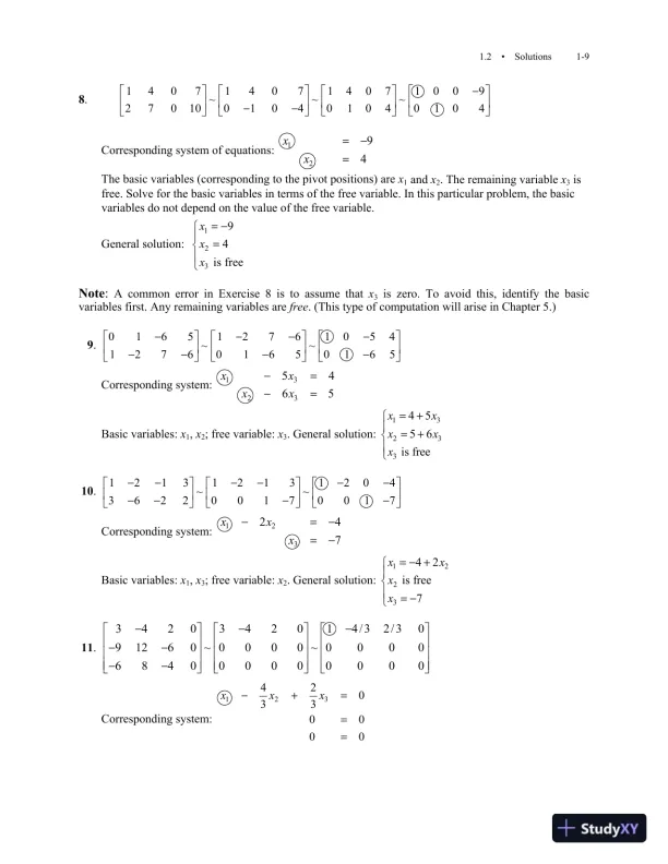 Solution Manual for Linear Algebra and Its Applications, 5th Edition - Page 11 preview image