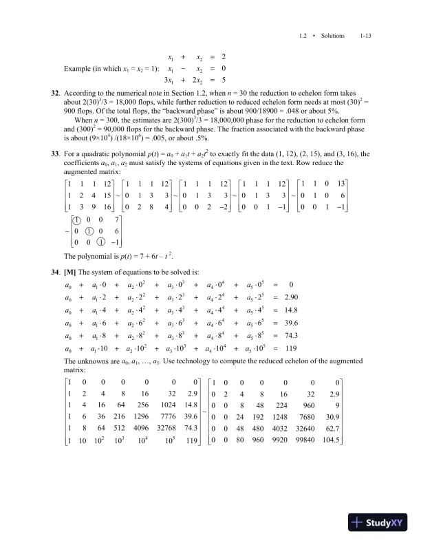 Solution Manual for Linear Algebra and Its Applications, 5th Edition - Page 15 preview image