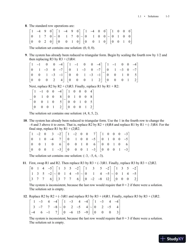 Solution Manual for Linear Algebra and Its Applications, 5th Edition - Page 5 preview image