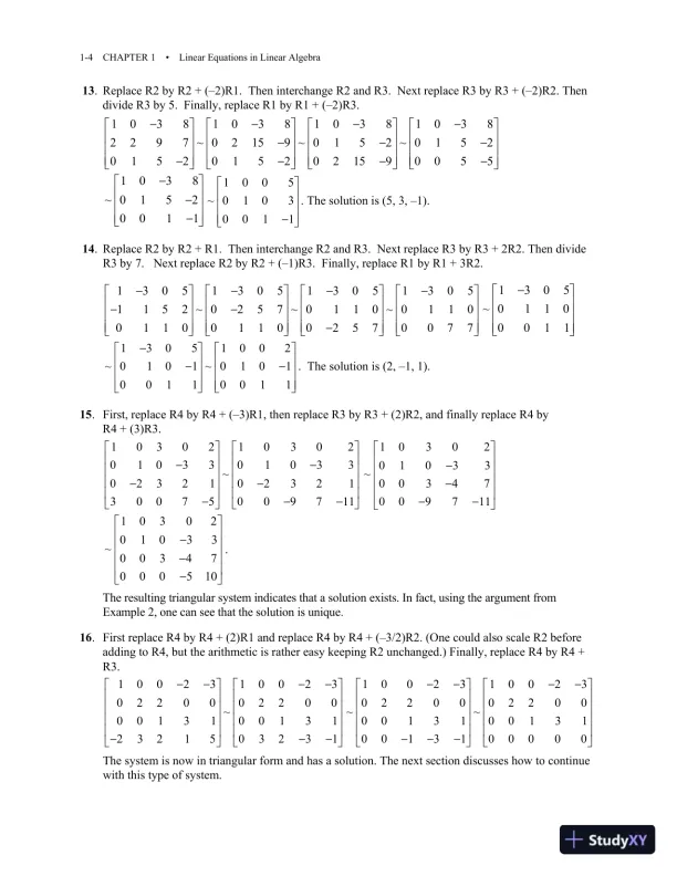 Solution Manual for Linear Algebra and Its Applications, 5th Edition - Page 6 preview image