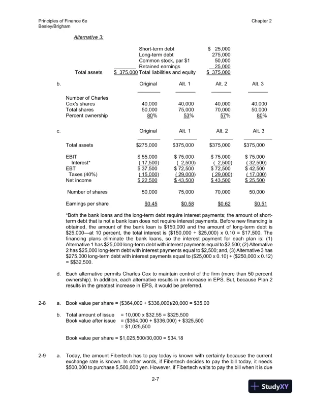 Solution Manual for Principles of Finance, 6th Edition - Page 13 preview image