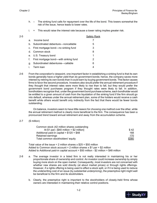 Solution Manual for Principles of Finance, 6th Edition - Page 8 preview image