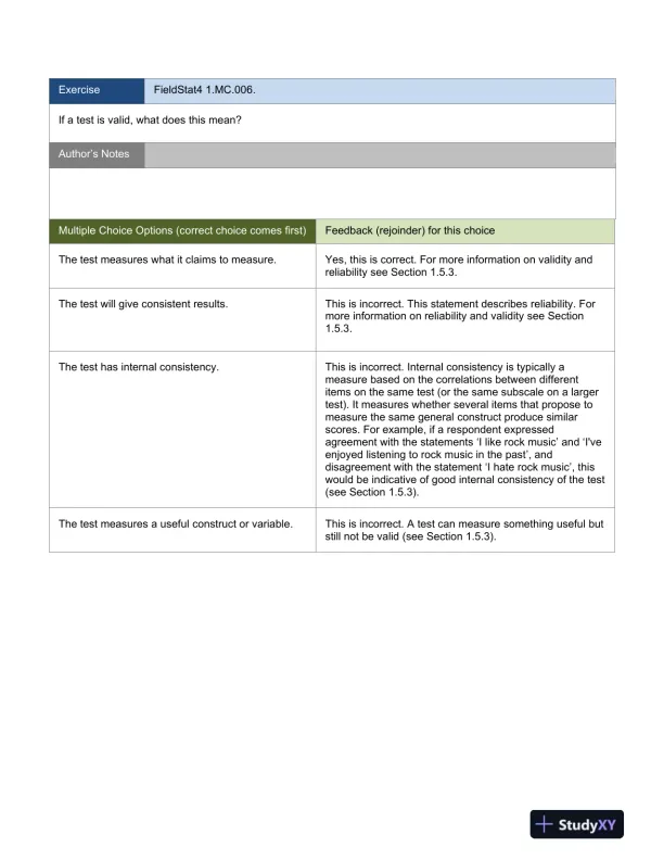Discovering Statistics Using IBM SPSS Statistics, 4th Edition Test Bank - Page 9 preview image