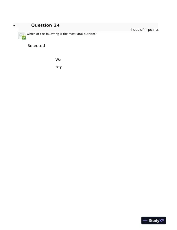 2023 NURS6512 Health Assessment Midterm Exam With Answers (100 Solved Questions) - Page 12 preview image